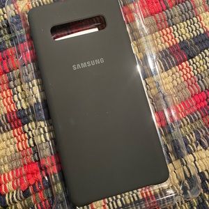 Black Silicone Case for Samsung Galaxy S10+